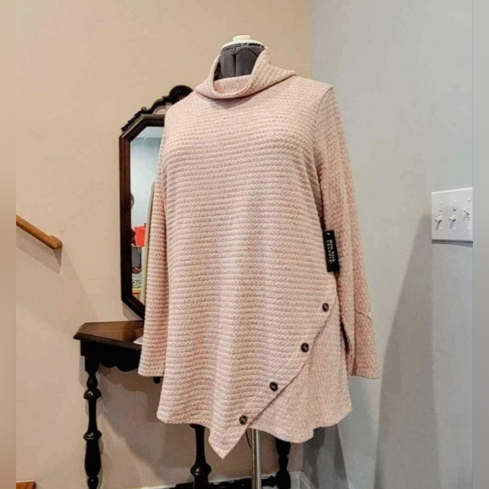 NWT 2X Honeycomb Pattern Sweater